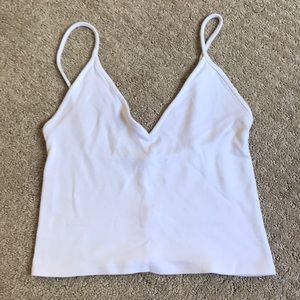 v neck crop